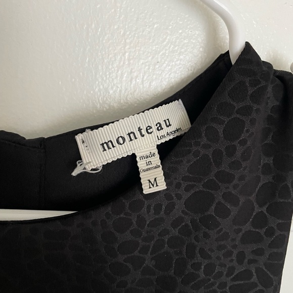 Black crop top snakeskin cutouts medium - Picture 3 of 3